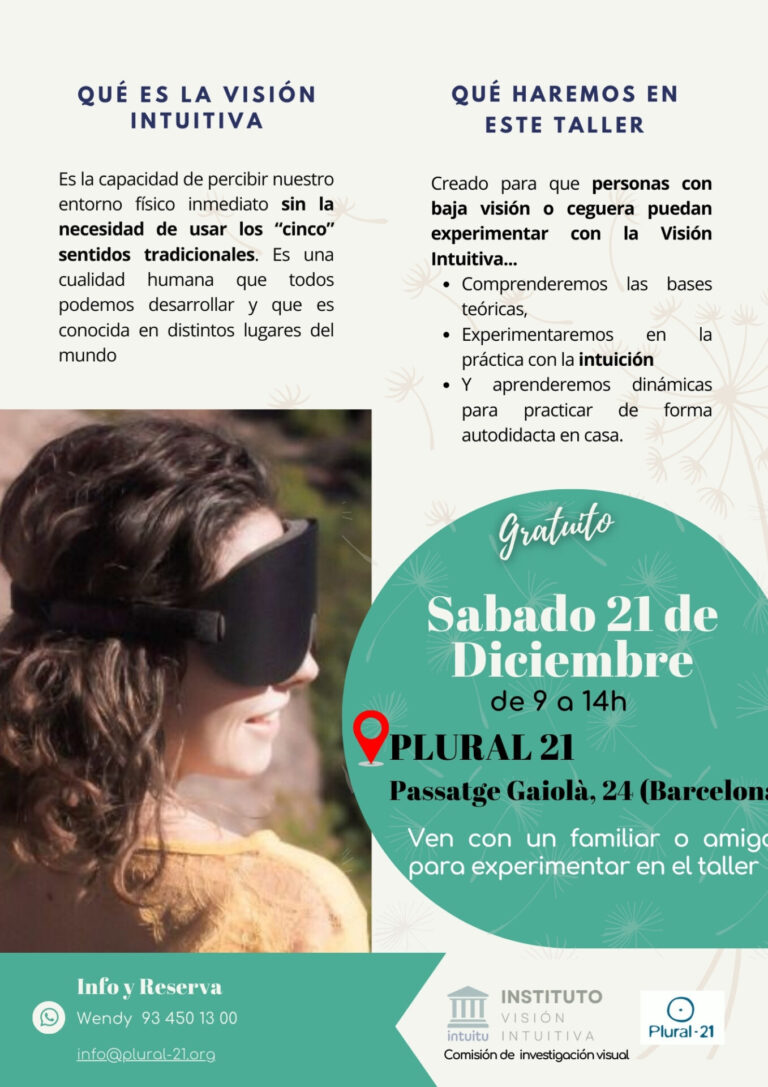 cartel taller gratuito visión intuitiva comision inverstigacion2