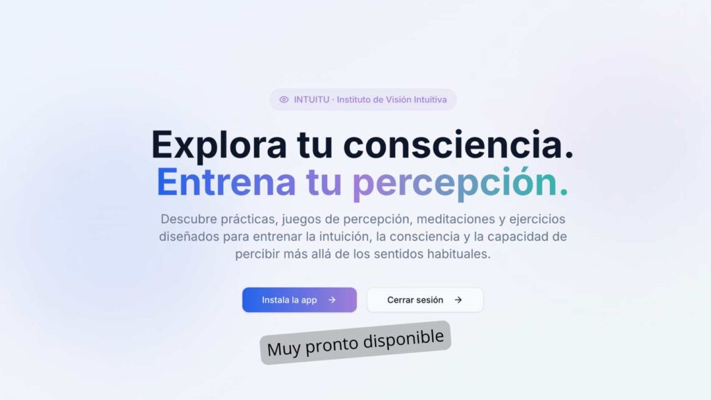 aplicación para desarrollar la intuición