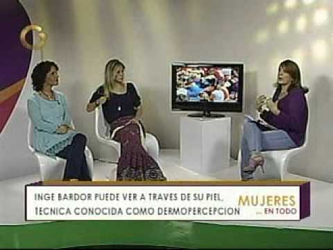 Inge Bardor demostración dermopercepción-jóvenes nueva era-Globovisión