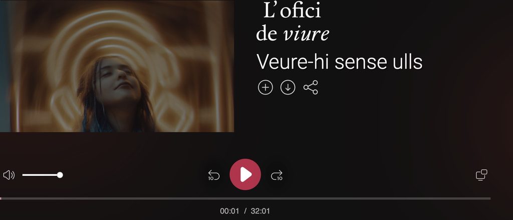 Tània Agorreta i Jordi Imbert - Veure-hi sense els ulls - L'oficis de Viure Catalunya Ràdio