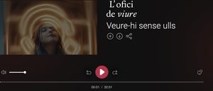 Tània Agorreta i Jordi Imbert - Veure-hi sense els ulls - L'oficis de Viure Catalunya Ràdio