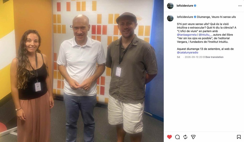 visió extraocular a L’ofici de viure